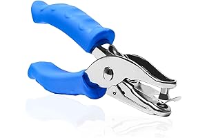 Blue Gift Card Punch: Perfect for Crafts and Card Making