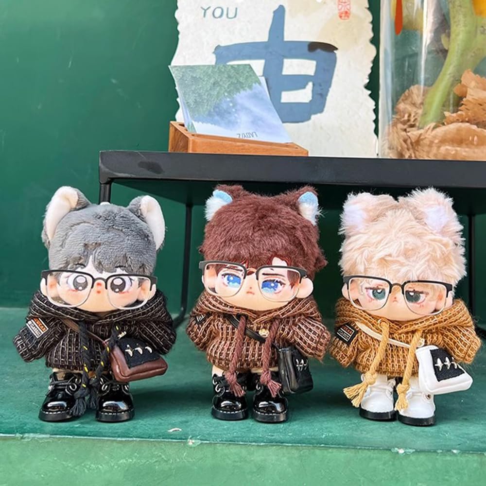 Amazon.co.jp: niannyyhouse 10cm 15cm 20cm ぬいぐるみ 服 ウール