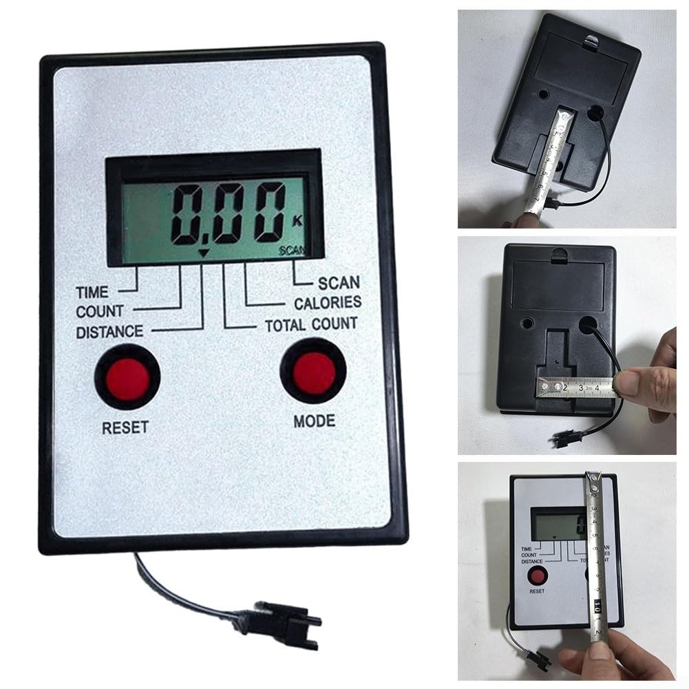Compteur Moniteur Pour Rameur - Écran LCD Polyvalent - Noir - Neuf Sous Emballage