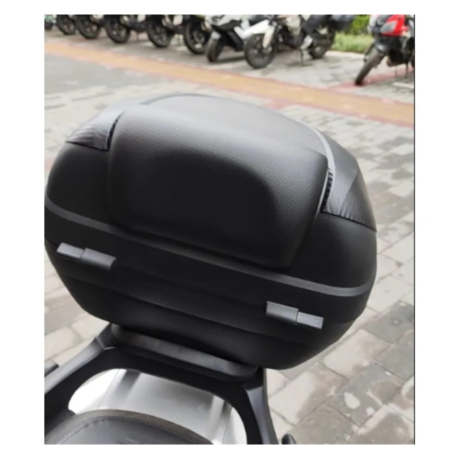 Moto Schienale Bauletto Per SHAD SH29 SH33 SH34 SH39 SH40 SH45 SH47 SH48 Bauletto posteriore per passeggero per motocicletta Cuscino posteriore Schienale Accessori