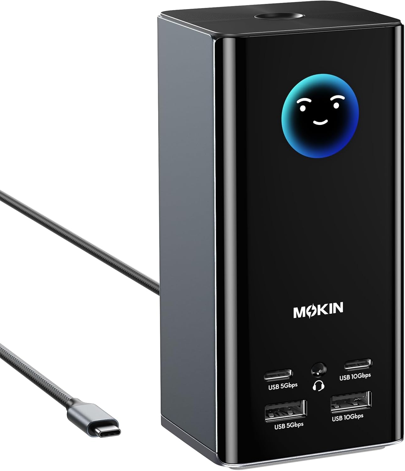 MOKiN USB C Docking Station 17 en 1 Triple Monitor 3 HDMI 2 DP 100W PD