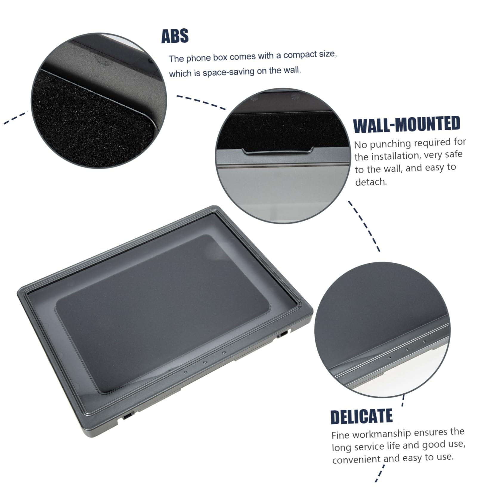 Supporto Per Telefono Da Bagno Supporto Parete Per Tablet e Smartphone Con Pellicola Antiappannamento Struttura Resistente e Facile Da Installare Per e Bagno