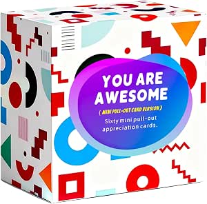 60 Pack Affirmation Cards with Envelopes - 3.5x3.5 Inch
