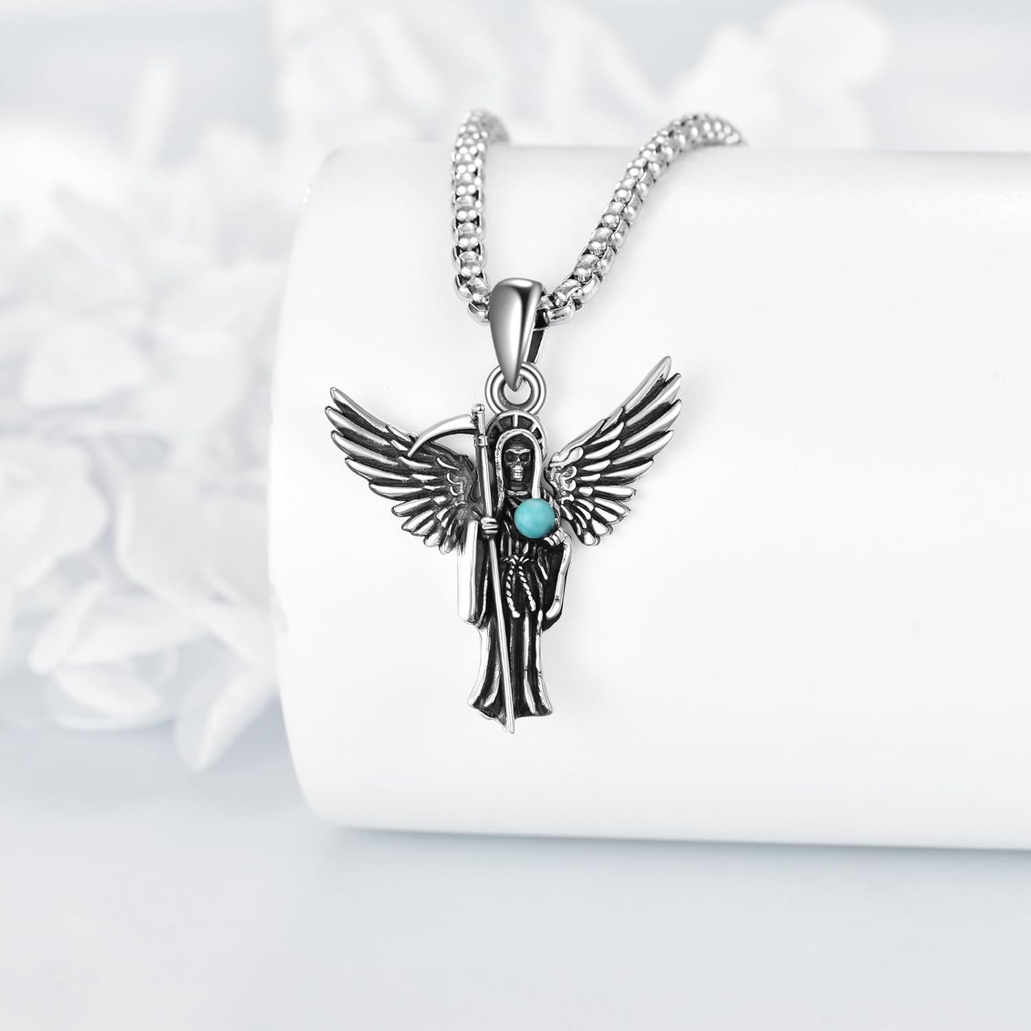 Patron Saint Medals Necklace 925 Sterling Silver Amulet Pendant Medallion Medal Jewelry Gifts for Men Women - Image 2