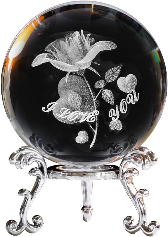 KAZETEC Crystal Ball 2.3 inch (60mm) Crystal Ball with