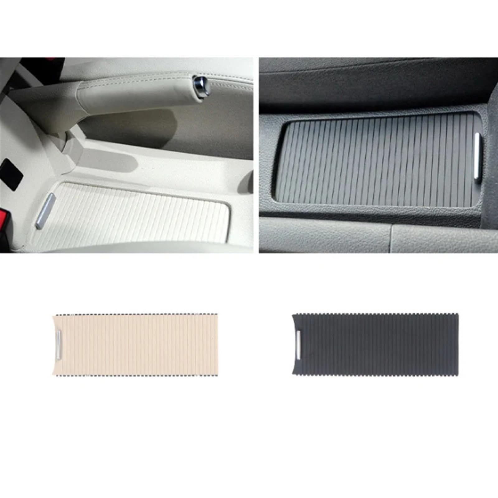 5KD832531 Tenda a rullo scorrevole for copertura bevande for console centrale auto, for Golf 6 MK6, for Golf 5 V Sagitar 2006-2014 Tenda portabicchieri d'acqua Tendina avvolgibile per console centrale