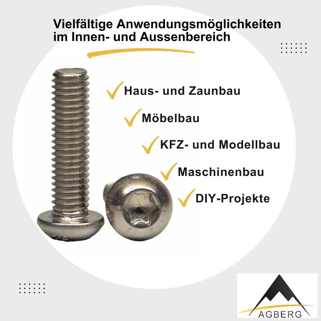 15 Viti A Testa Piatta M6 X 35 Mm - Acciaio Inox A2, Esagono Incassato, Filettatura Completa - Foto 4