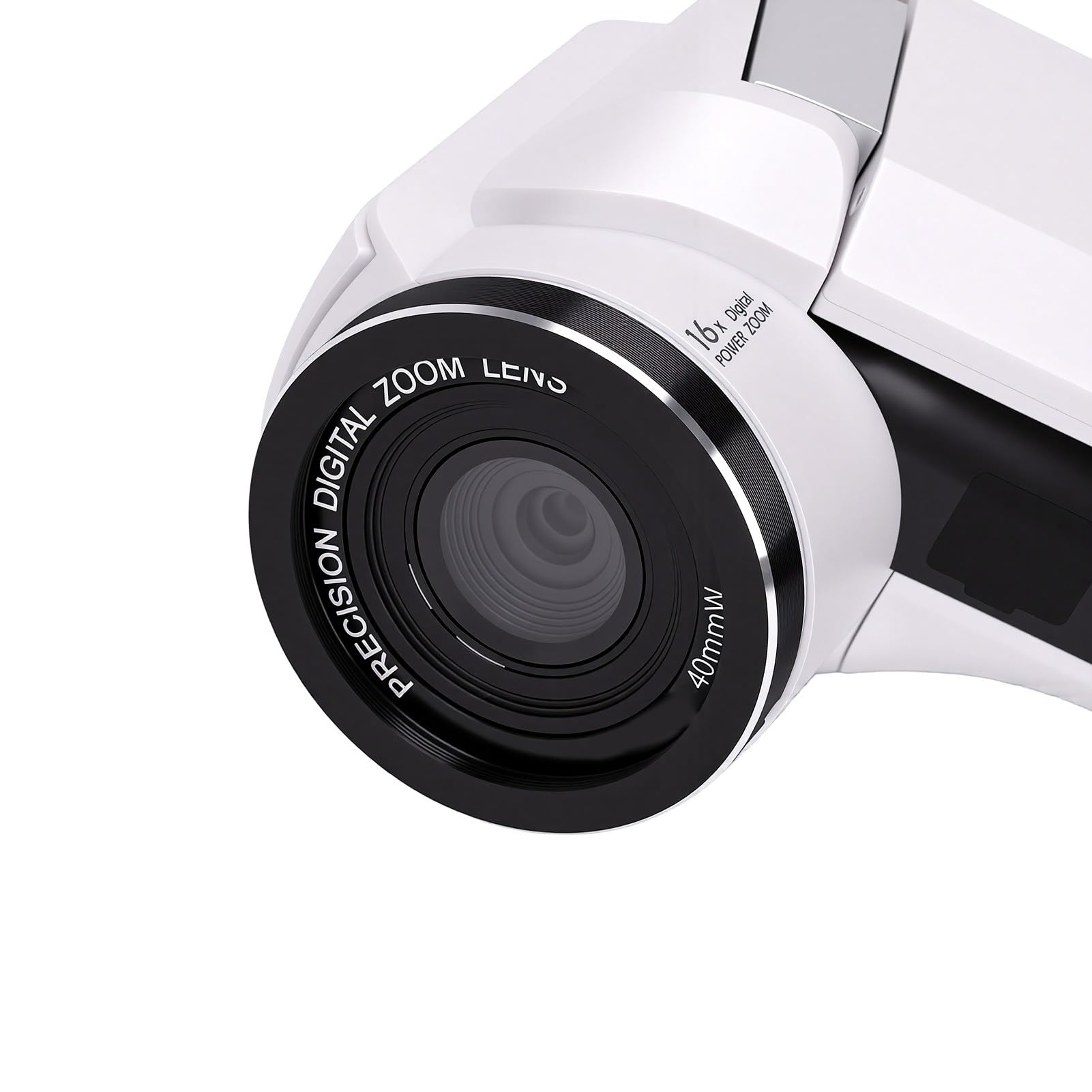 Videocamera 8K, Videocamera da 75 MP con Zoom Digitale 16X a Doppio Obiettivo con WiFi, Schermo da 3 Pollici, Visione Notturna, Telecomando, Due Batterie per la Registrazione di