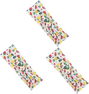 3 Pçs Arco Bandana Recém-Nascido Bandana Tecido Elástico Arco Recém-Nascido Bandana Acessórios De Cabelo Do Miúdo Bandana Para Meninas Laços De Cabelo Da Criança Infantil Bowknot