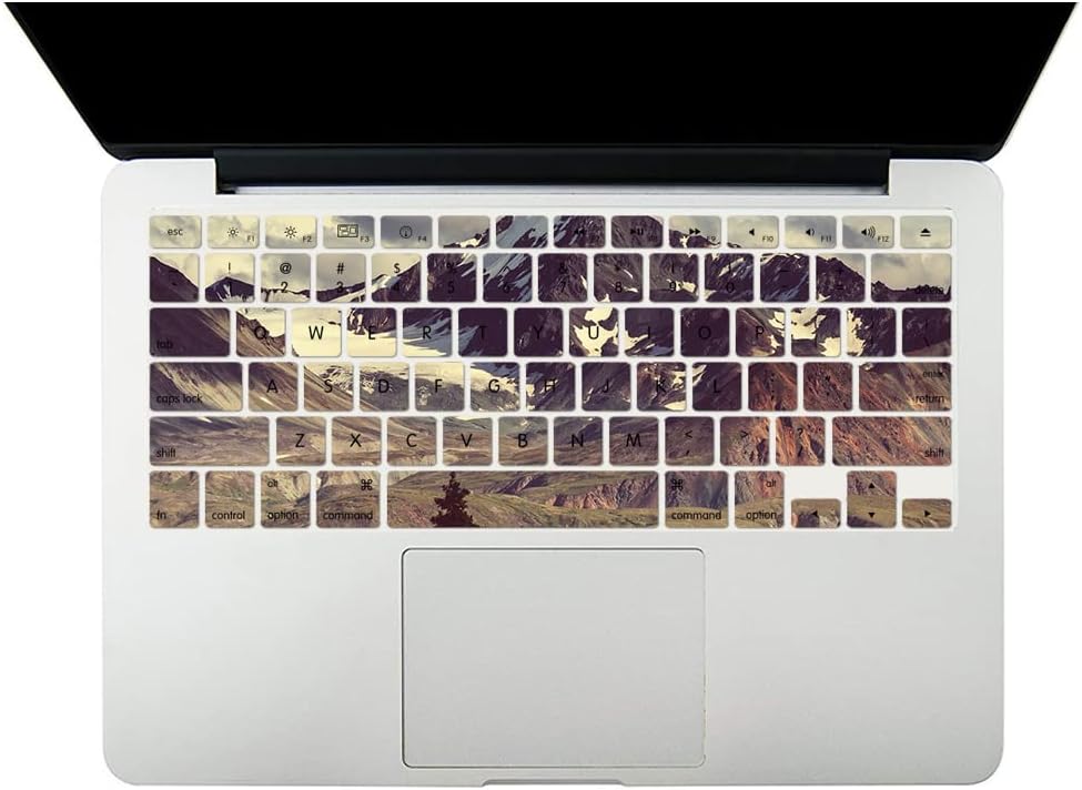 Case Compatible with MacBook Pro Retina 13 inch 2015 2014 2013 end 2012 Models: A1502 & A1425, Protective Plastic Hard Shell Cover & Keyboard Skin Compatible with Mac Pro 13 Retina, Mountain