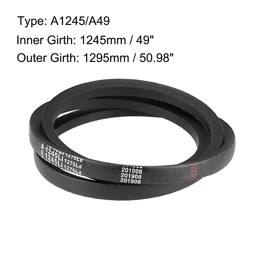 Cinghia Di Trasmissione Trapezoidale Othmro O-660 - Gomma, Circonferenza Interna 66 Cm, Per Uso Industriale