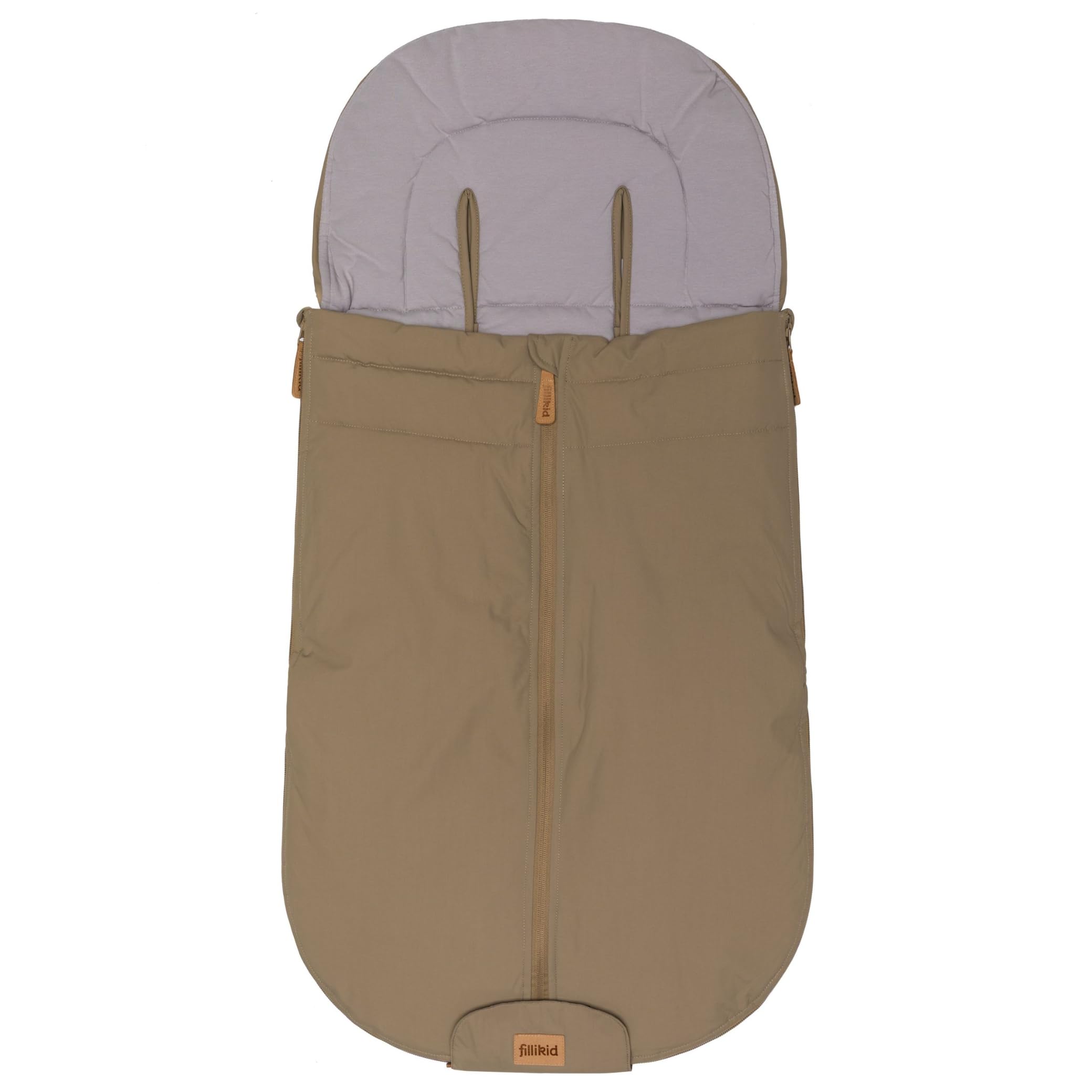 Fillikid Babyfußsack Light Trend Exklusiv 100x50 cm | Leichter Sommer Fußsack für Kinderwagen Buggy Sportwagen | Universell passend, Vorderteil abnehmbar, Fußbereich separat zu öffnen | pflegeleicht
