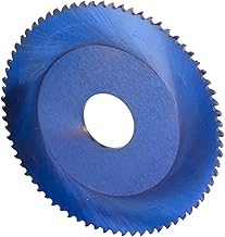 Máquina de corte orbital con recubrimiento azul Claza de sierra 63/68/80 mm 44/64/72/8 0T HSS M35 Cuchilla de sierra circular de corte de tubería de metal LZRONG (Color : 68x1.6x16x64T)