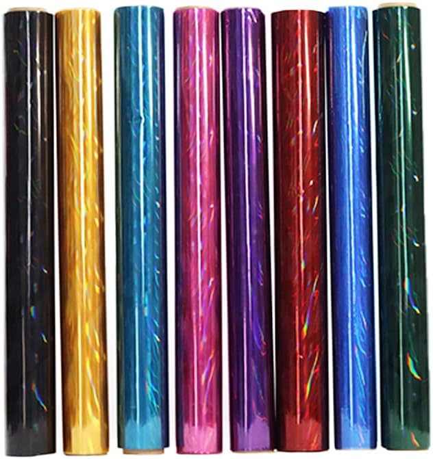 Miniatura 6 de CMFYHM Rollo de celofán rojo iridiscente I de 34 pulgadas de ancho x 100 pies de largo, violonchelo colorido, perfecto para cestas, regalos,