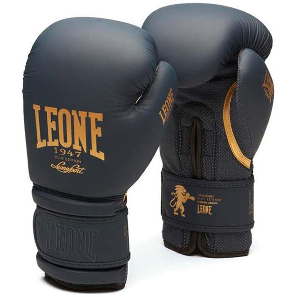 LEONE 1947 Unisex Gn059 Boxing Gloves, Blue, 12 Oz EU