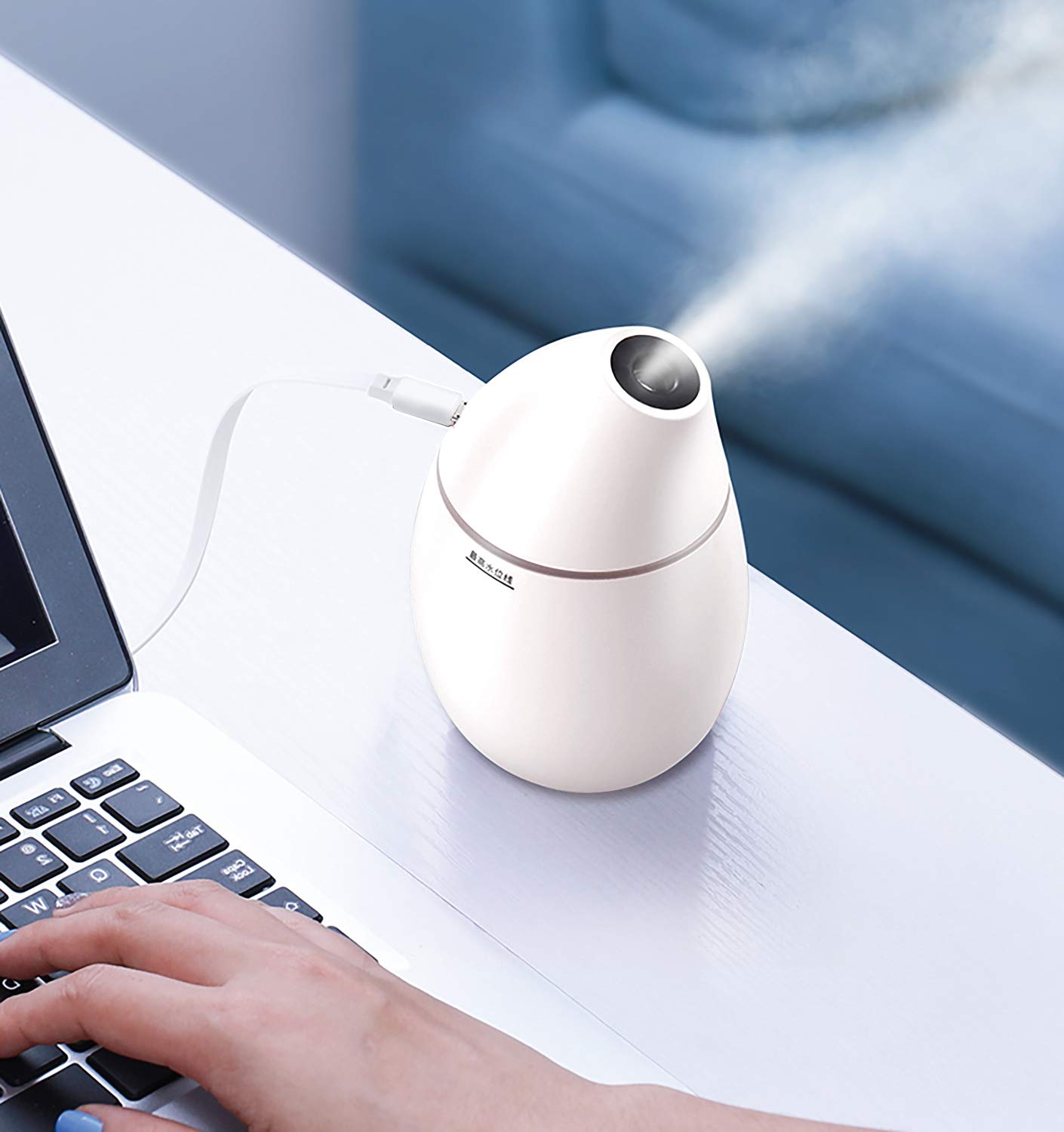 Amazon.co.jp: USBデスクトップ加湿器 水滴型 : ホーム＆キッチン