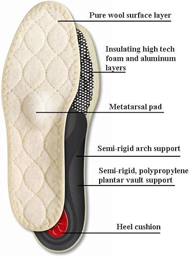 Miniatura 3 de Pedag Viva Winter  Plantillas aislantes  Fabricado en Alemania  Cojín de talón, soporte de arco longitudinal y metatarsiano  Aumenta la calidez y la