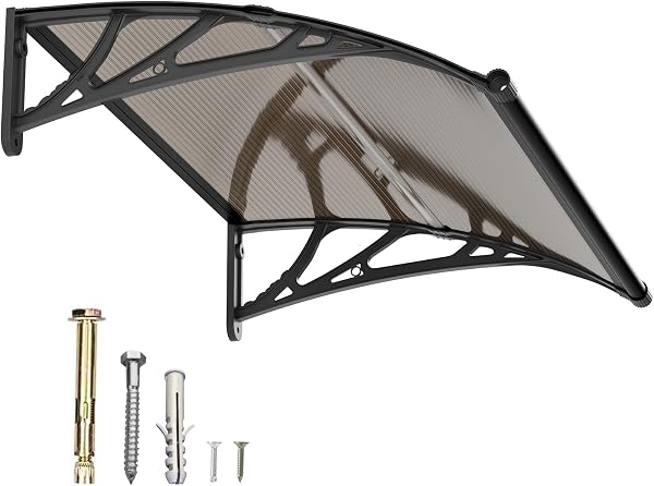 GUANSU-CN Polycarbonate Door Awning with Drainage Design