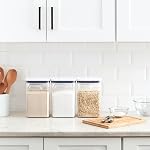 OXO 11236400 Good Grips 6 Piece Large Canister Set with Scoops, Bulk, White