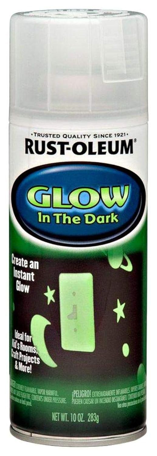 Rust-OleumGlow In The Dark Spray Paint, 267026, 10 Ounce