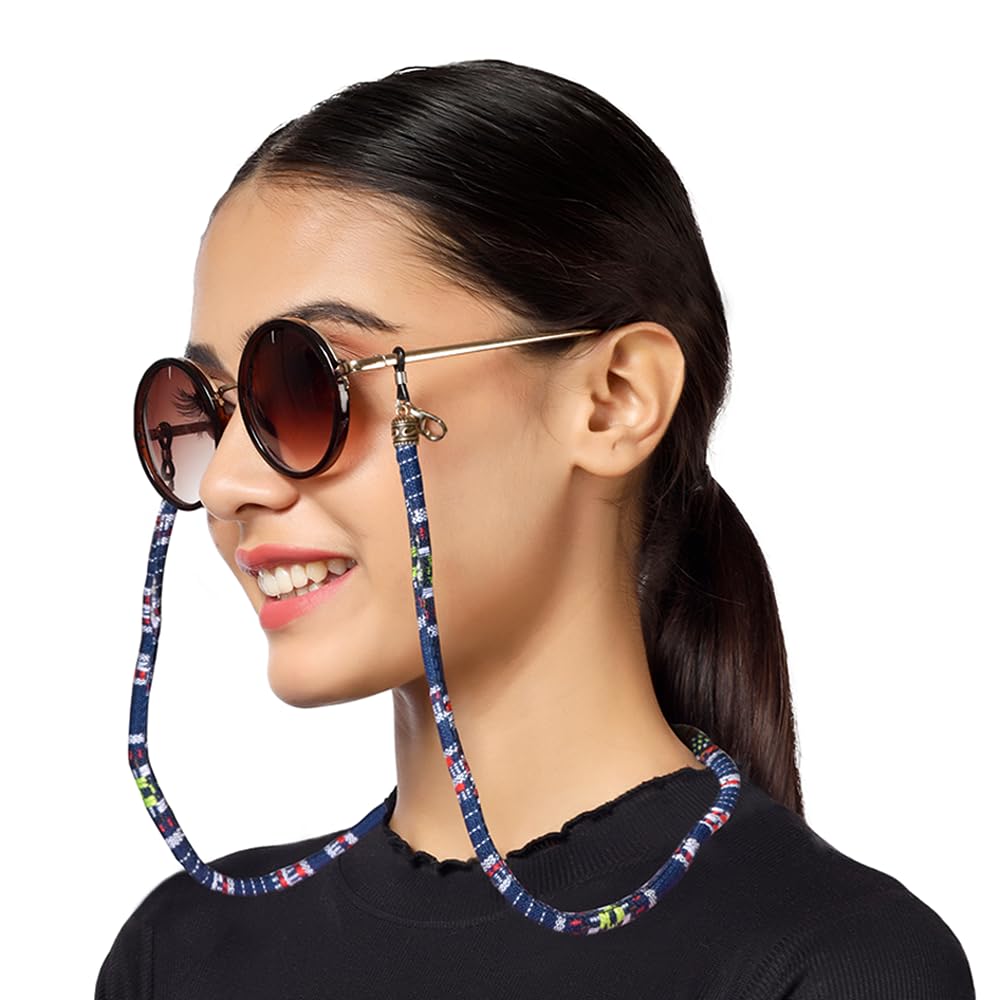 vivid vision Unisex Adult Eyeglass Holder Strap Cord | New Chain Adjust on Sunglasses | Anti-slip Retainer Lanyard String Eyewear Frame | Specs Mask Chains-picture-43