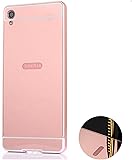 Funda Espejo Aluminio Metal Carcasa para Sony Xperia XA1 Color Rosado Funda Espejo Aluminio Metal Carcasa para Sony Xperia XA1 Color Rosado