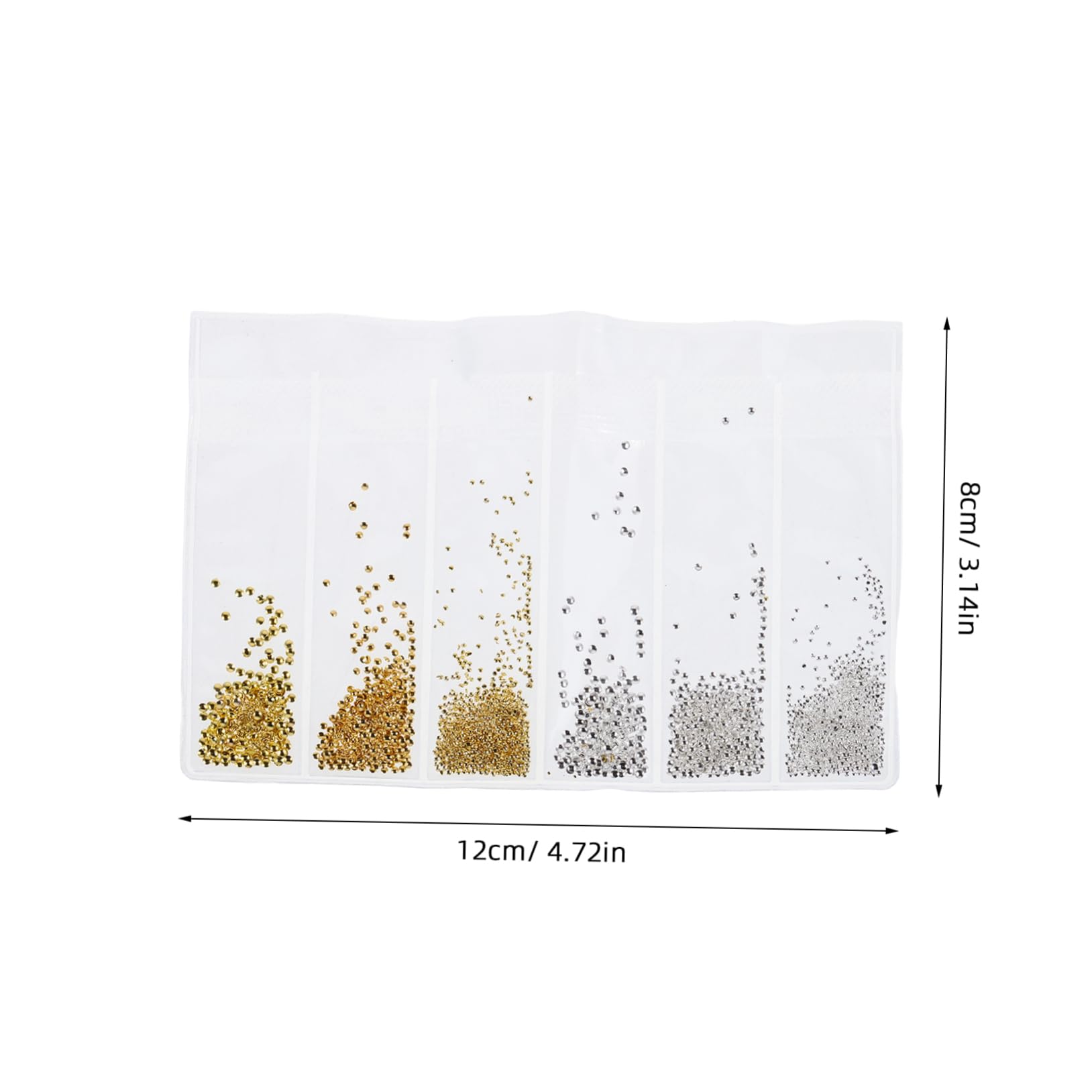 FOMIYES 1 Bag Decorative Nail Studs Ornaments Manicure DIY Nail Rivet Charms Nail Art Supplies Punk Nail Jewelry Delicate Nail Rivets Unique Metal Studs for Nails