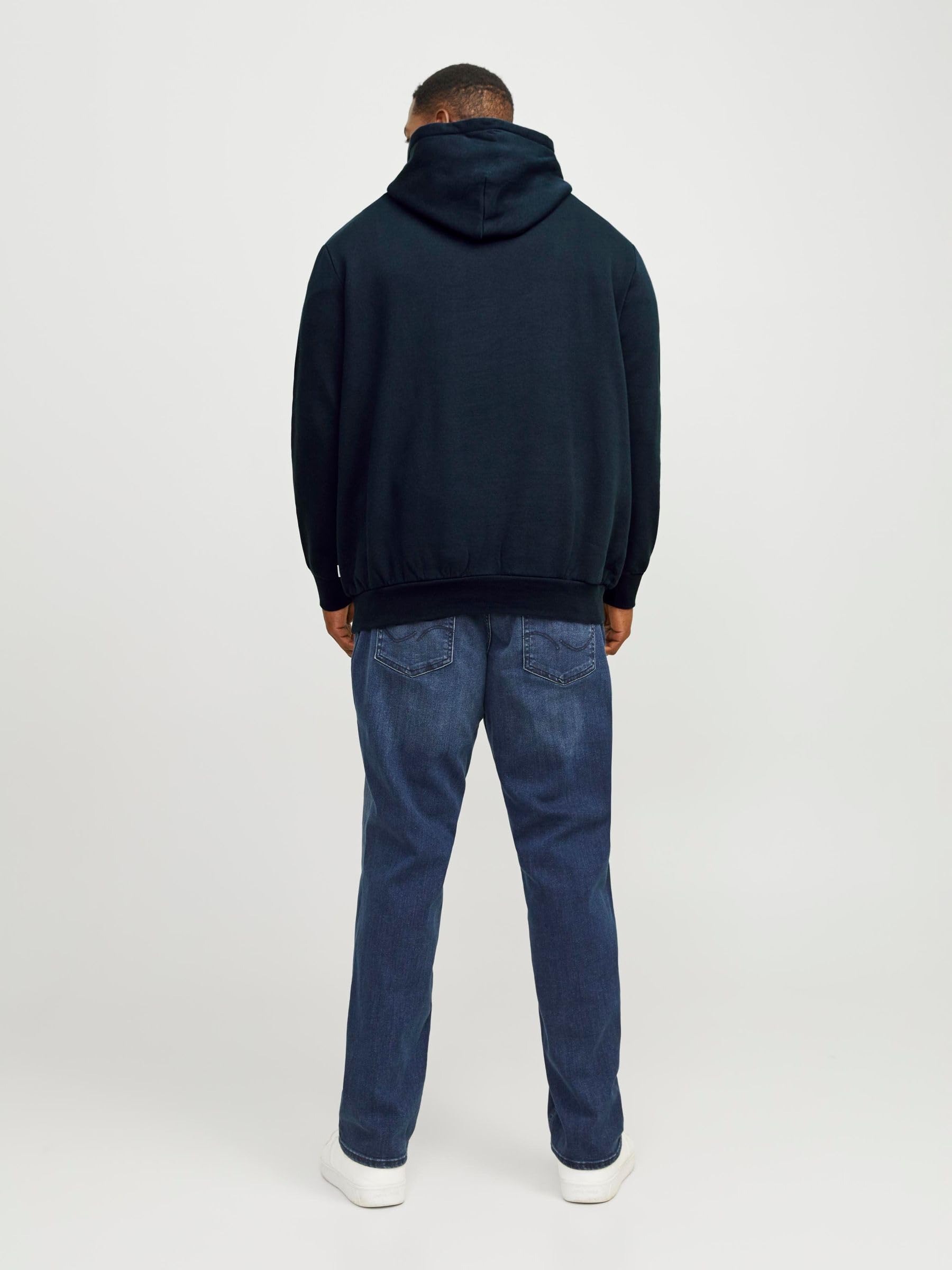 JACK & JONES Felpa con Cappuccio Maglione Copricapo Basic Taglie Grandi