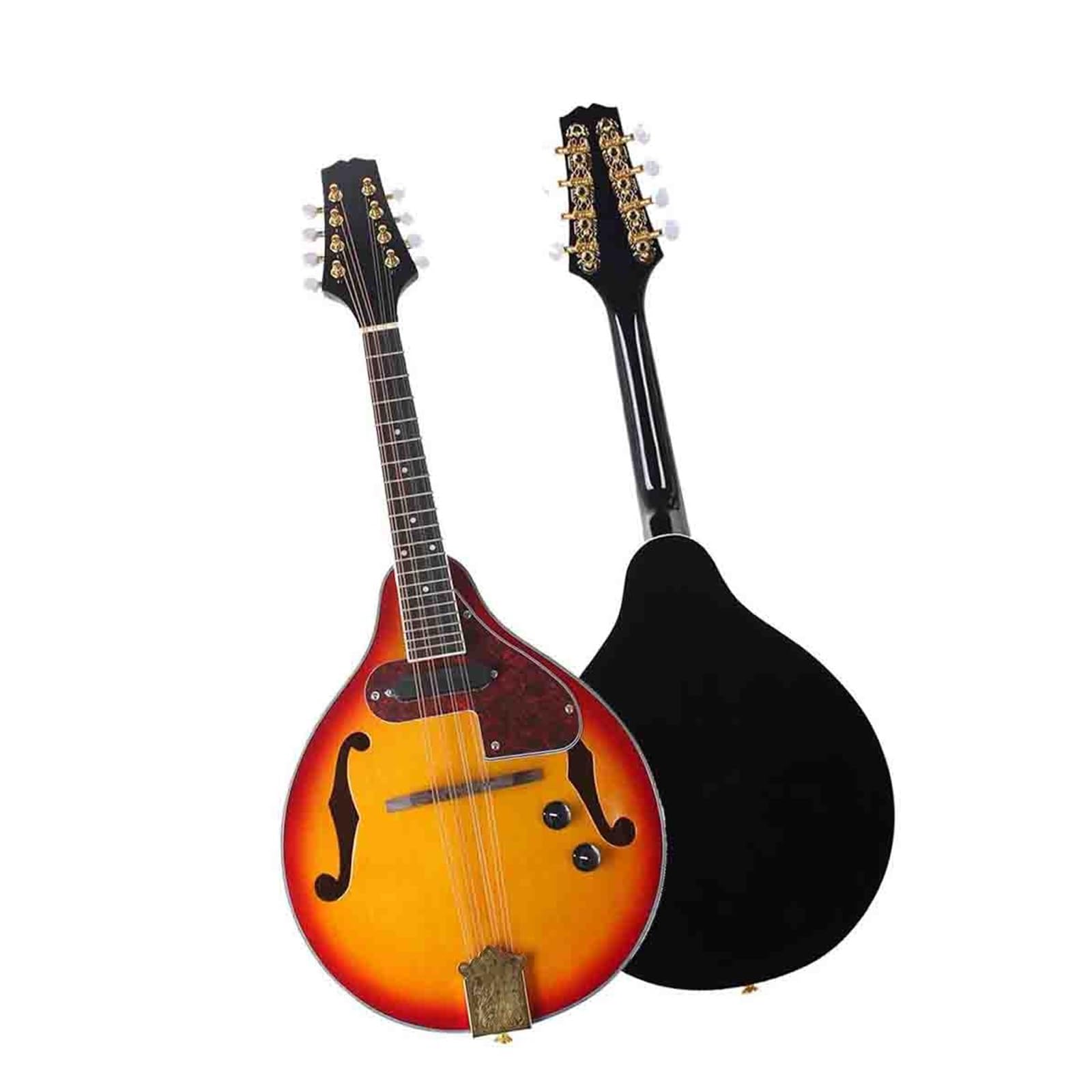 Mandolina Profesjonalny Instrument Instrument Strunowy Elektryczna Mandolina Gitara Ośmiostrunowa Kompletny Zestaw