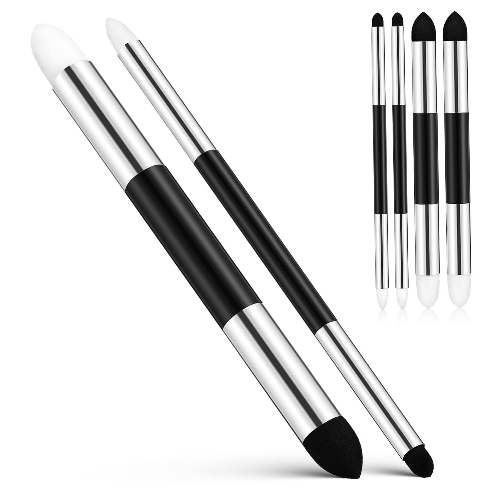 Hohopeti Art Drawing Supplies 6 Pack Blending Brush Sponge Pen for Painting Blending Stump Dual Tip Sketching Tool