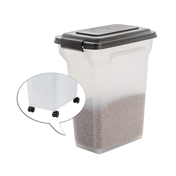 Buy Iris Ohyama, Pet Food Storage Container 20 L for 7,5 kg, FlipUp