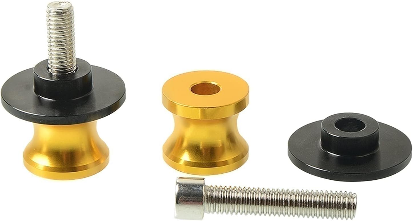6MM Motorbike Motorcycle Accessories Swingarm Slider Spools M6 Screws for Yamaha MT01 MT-01 Swing Arm Bracket Screw (Color : 6)