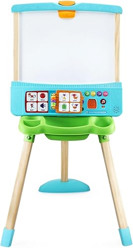 Miniatura 3 de LeapFrog Caballete de aprendizaje interactivo con pizarra magnética y pizarra blanca para niños de 3 a 5 años (embalaje sin frustraciones)