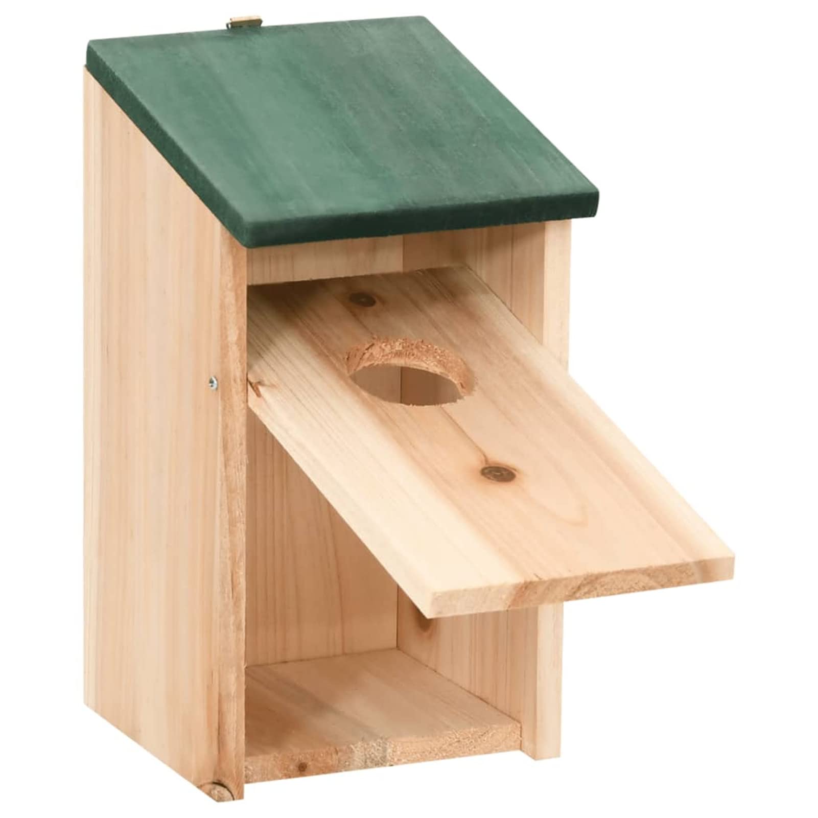 Brokky Casette per Gli Uccelli 8 pz in Legno 12x12x22 cm,Casetta per Uccelli - Nido Ideale per Uccelli Selvatici - Resistente alle Intemperie - Realizzata in Legno Massello 100% Naturale