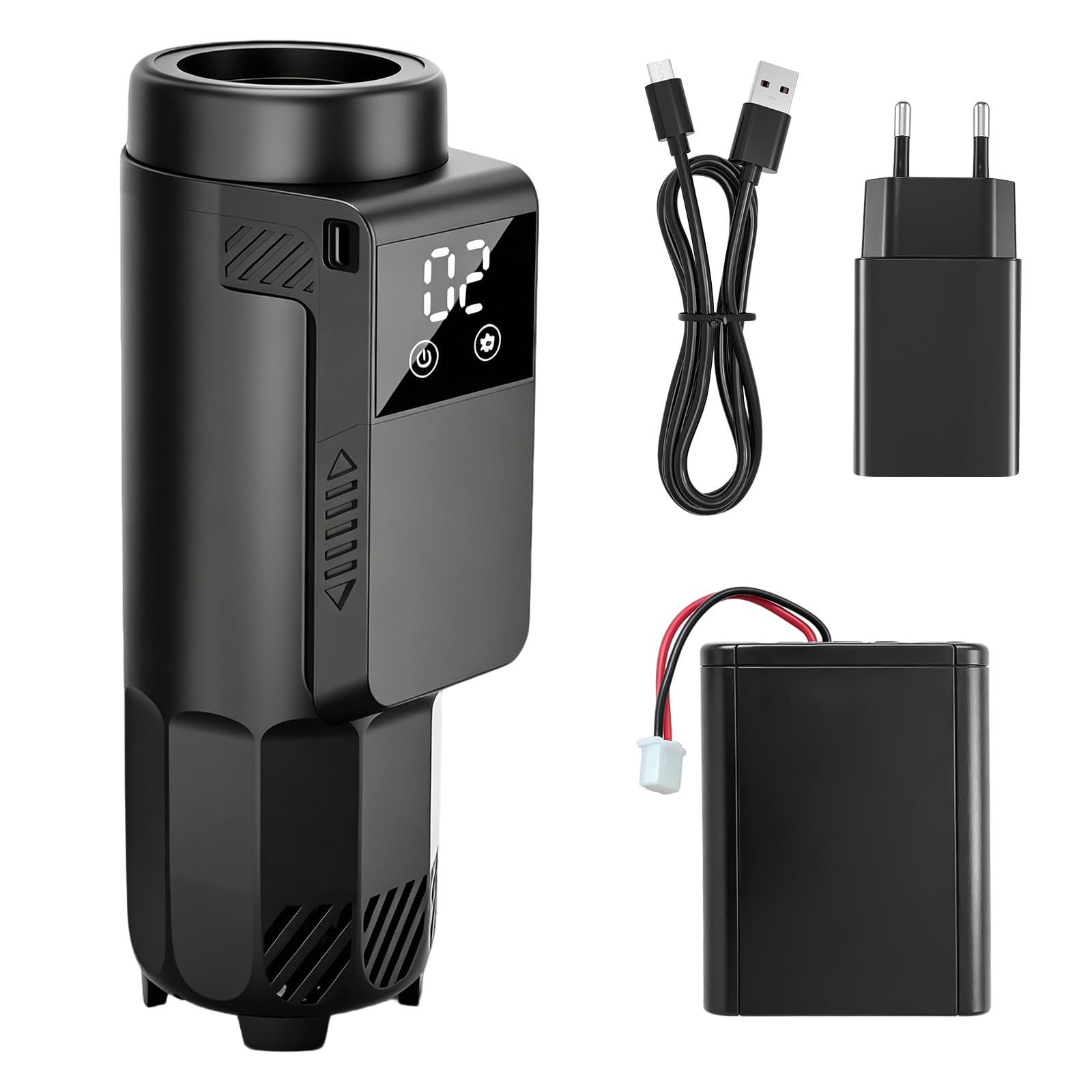 Bolsa isotérmica eléctrica USB para medicamentos para 7 bolígrafos de insulina, viaje 0-18 °C, control de temperatura, mini nevera para diabéticos, medicamentos, caja para diabéticos, suministros de