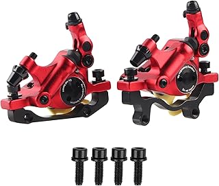 Freio a Disco Hidráulico para Bicicleta, Conjunto de Freio a Disco Dianteiro Traseiro Resistente Ao Desgaste Em Liga de Alumínio para Bicicleta de Estrada de Montanha