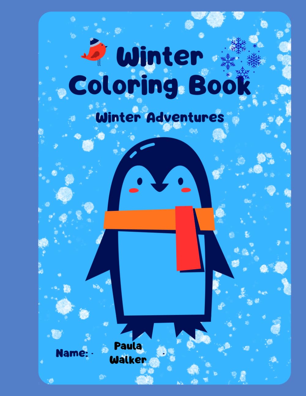 Winter Coloring Book: Winter Adventures