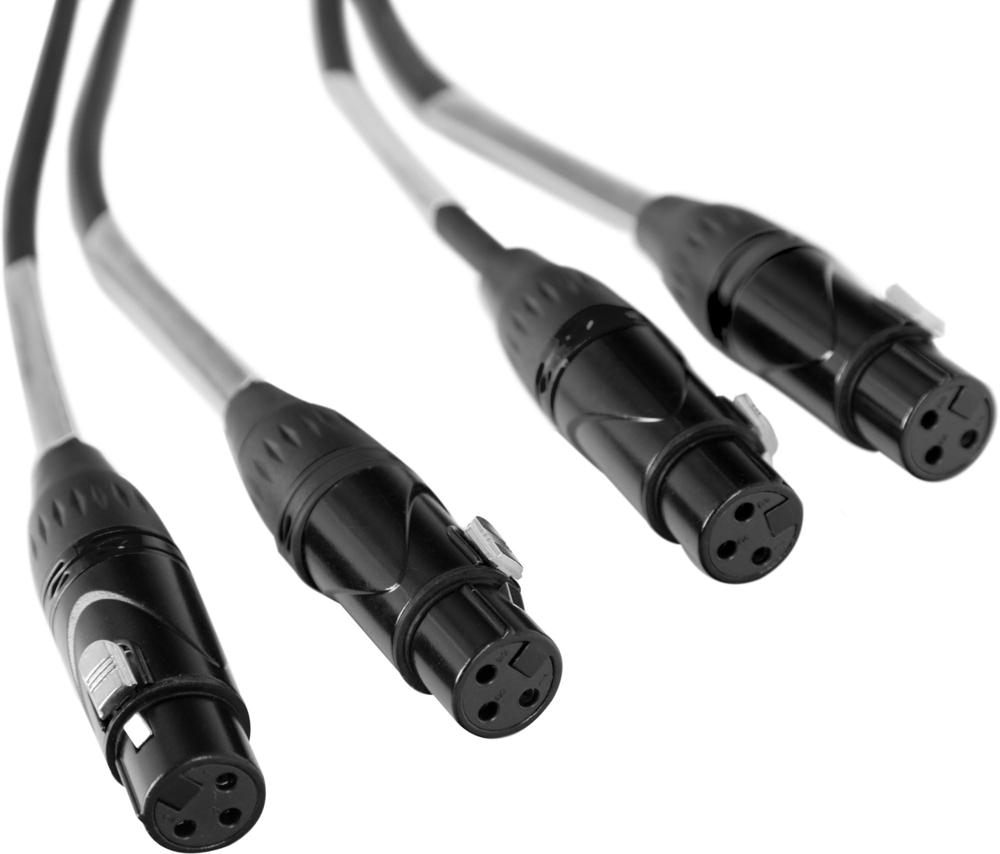 Pronomic NetCore SP-3F Multicore-Spliss female Cavo a frusta 4 connettori XLR RJ45 per segnali analogici digitali