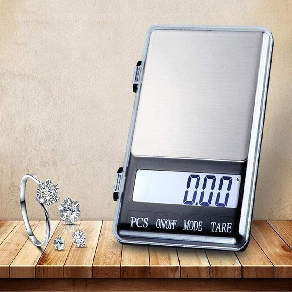 Balanza electrónica de Cocina para joyería y joyería, balanza para Hornear, Ingredientes y té, balanza de Bolsillo de 0,01 g, balanza de Plataforma para Oro, un Color - 3,One Color-3kg0.1g