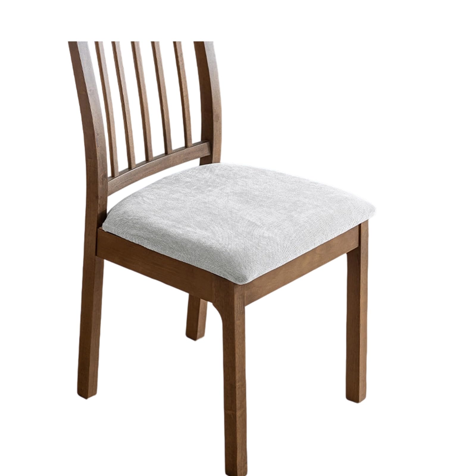 Elnwnnkc Light Grey Flexible Fleece Chair Cover With Against Slip Base Comfortable Washable Chair Defender Multiple Color Preferences Fleece Stool Slipcovers