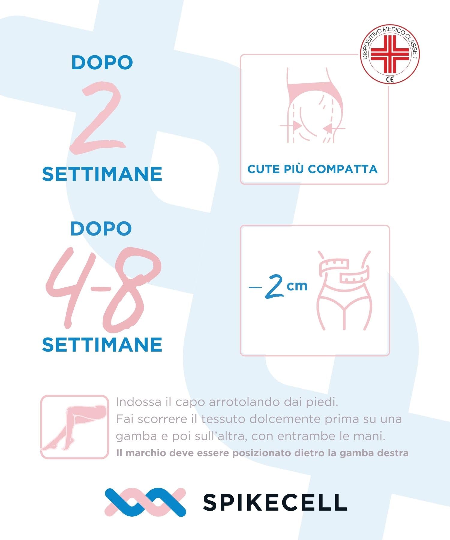 Leggins Anticellulite Drenanti Donna Effetto Jeans Elettro Magnetoterapia | Cellulite Gambe e Glutei, Dispositivo Medico - Made in Italy