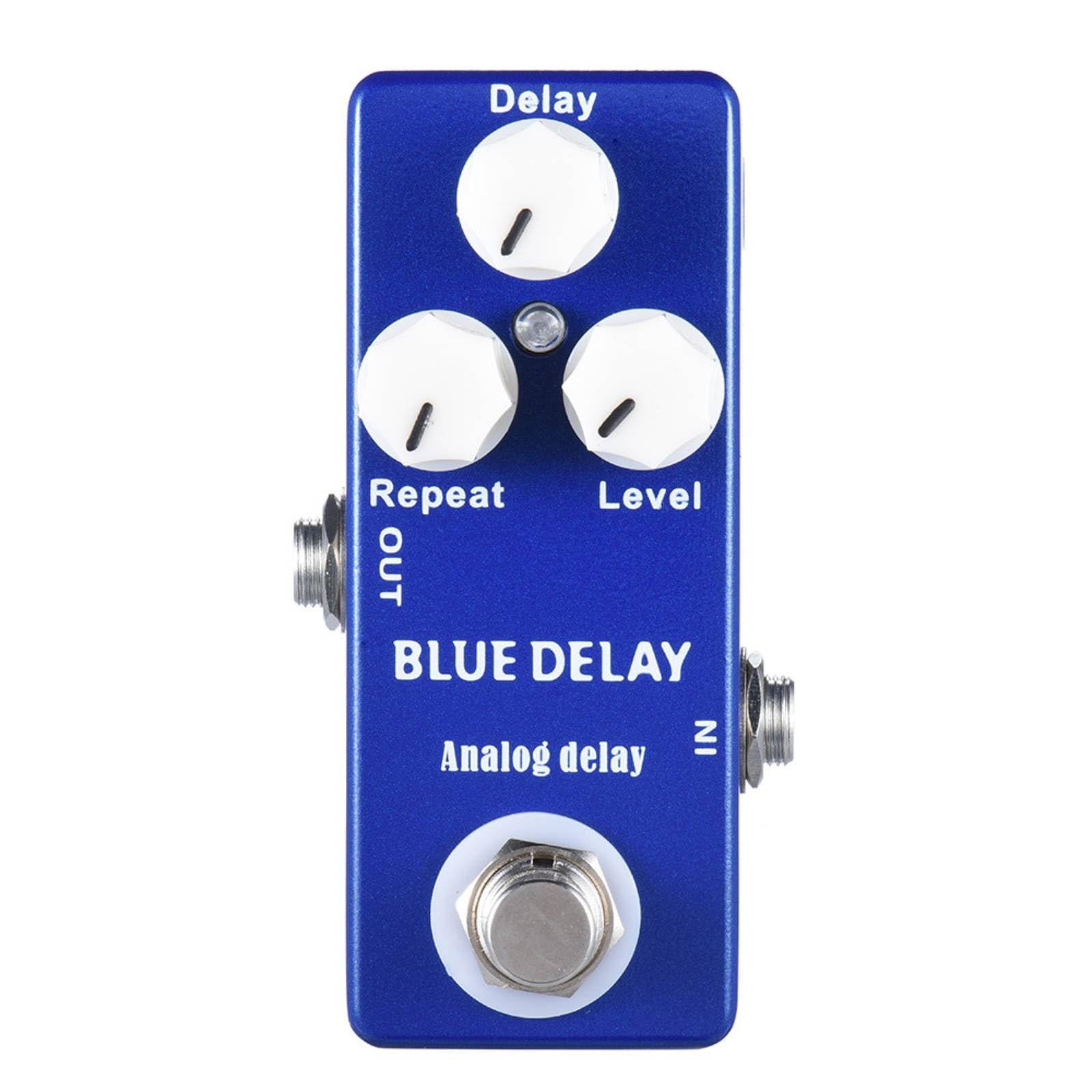 Analog-Delay Pedalboardfreundlich Gitarren-Delay-Pedal Tour-Tauglich Effektpedal mit Metallgehäuse für E-Gitarristen, Proberaum