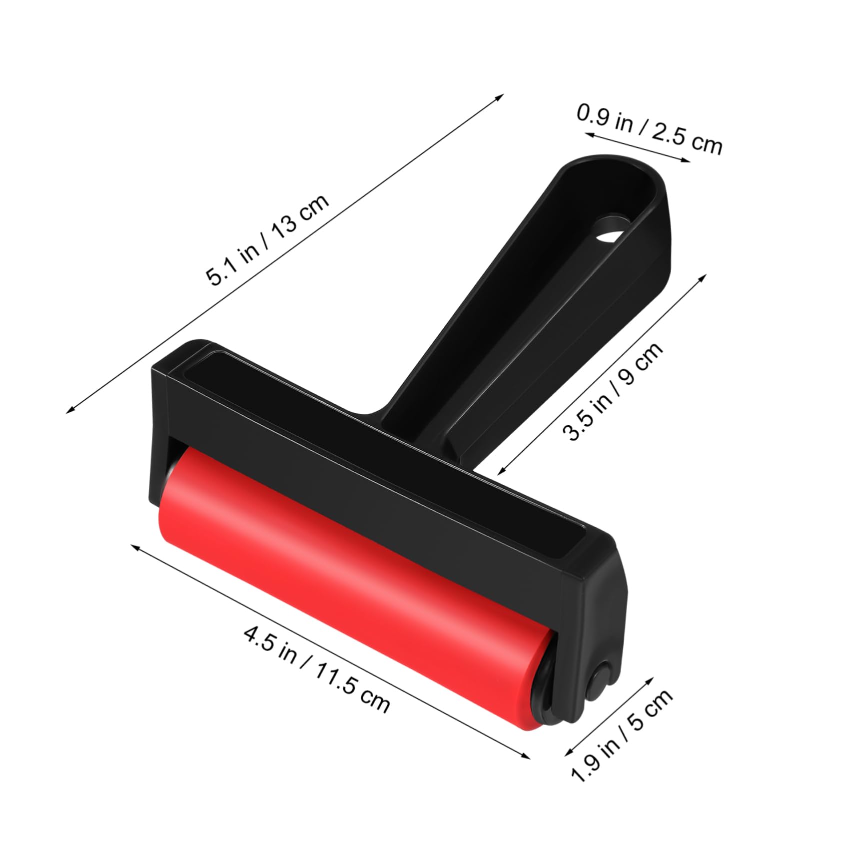 VILLCASE Red Foam for Boys and Girls Printmaking for Children Tools Multi-Function Roller