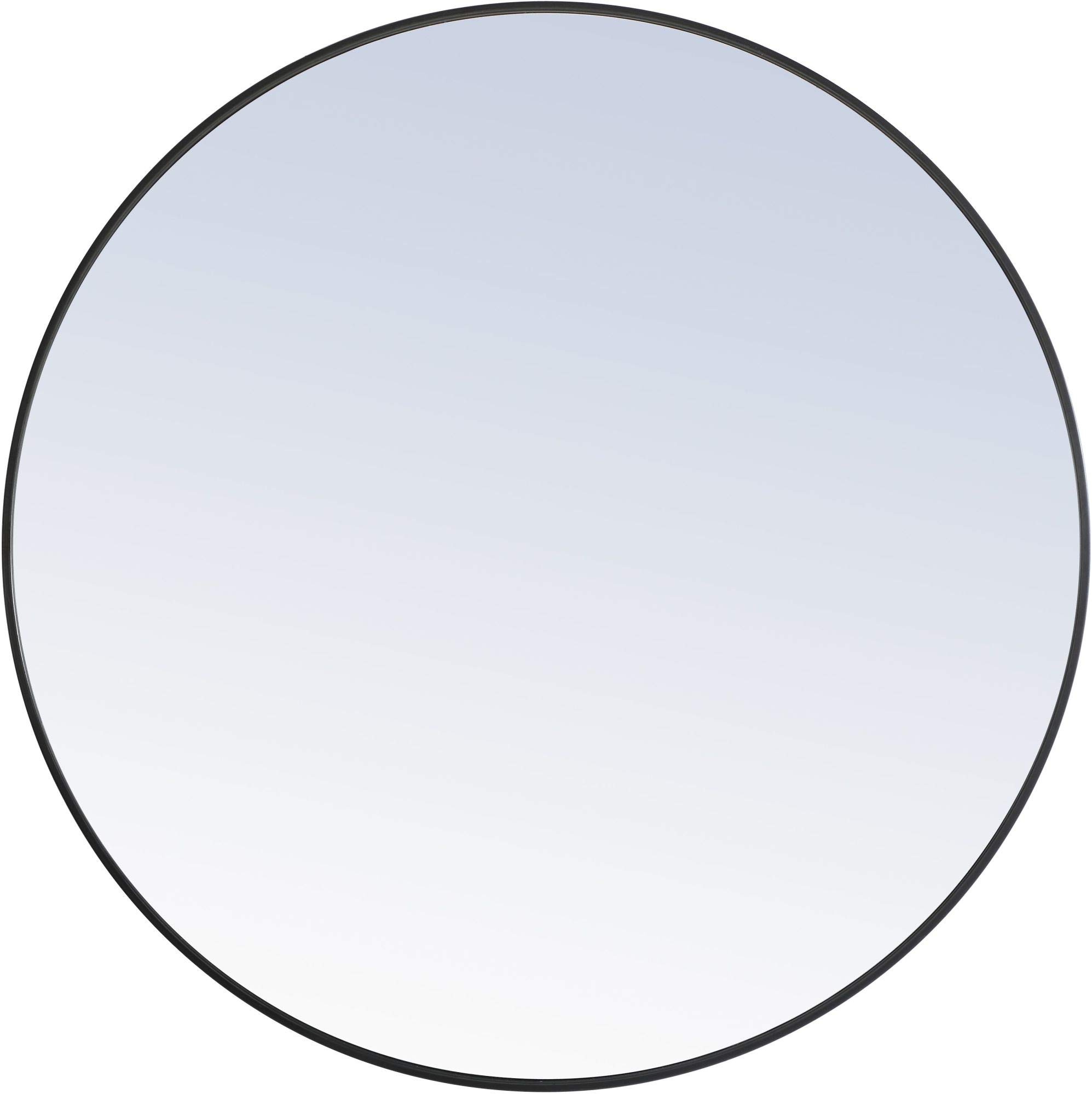 Living District Elegant Decor MR4044BK Eternity Mirror, Black