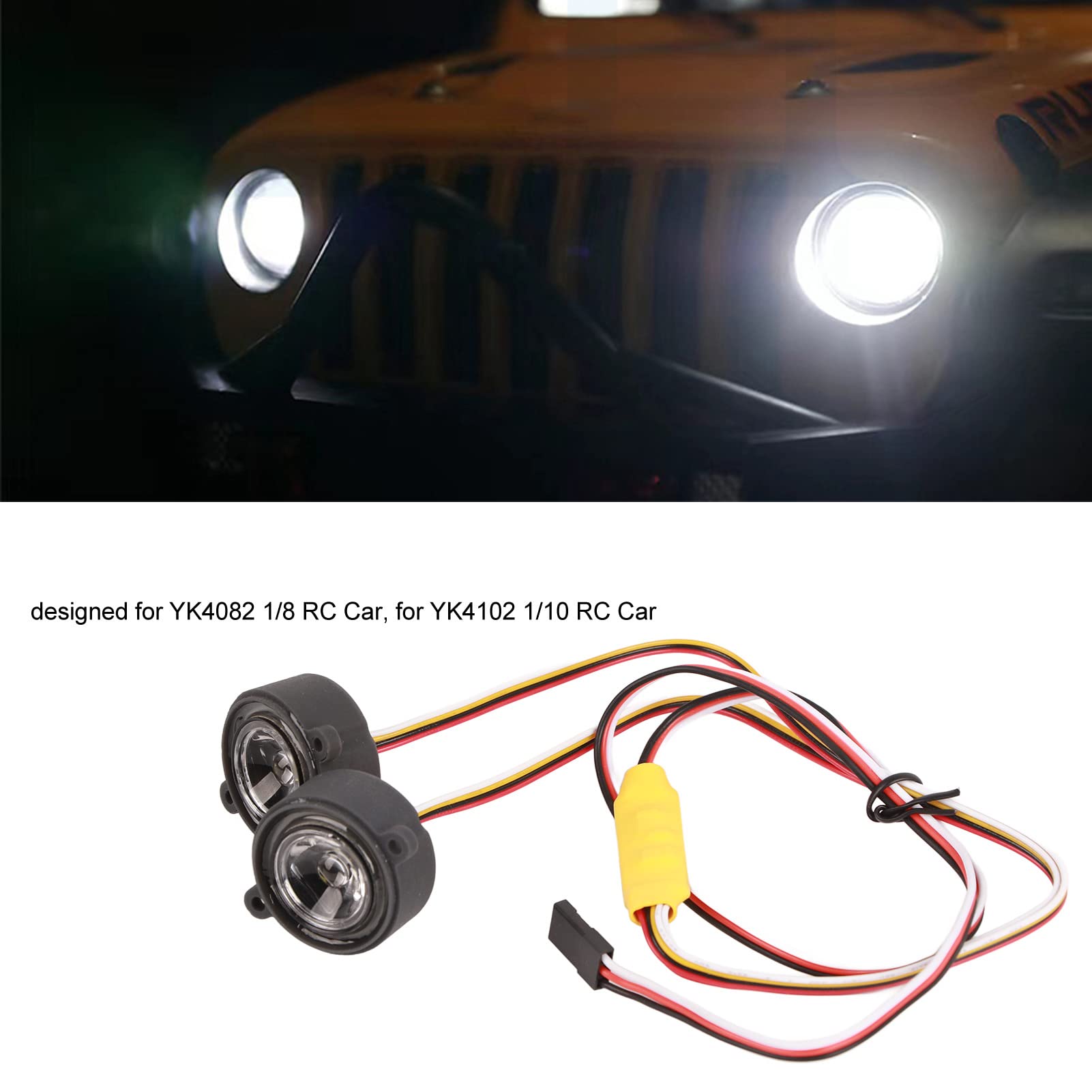 24LED 1/10 RC Accessori Auto Drift Car LED Telaio Lampade Luce Per - Foto 6