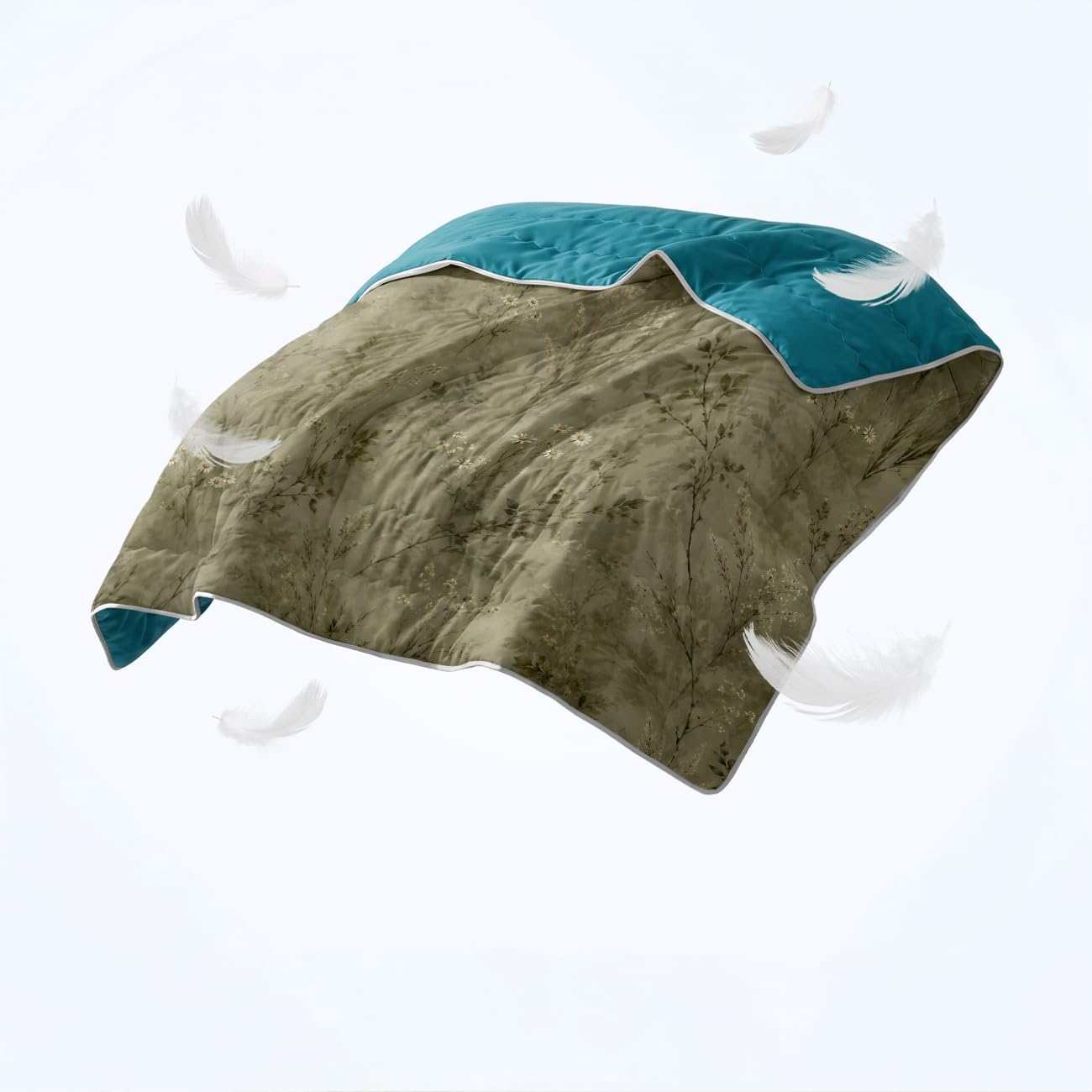 Odot Edredón de Satén Sin Funda 4.5 TOG (Daisy 6,200x220cm)