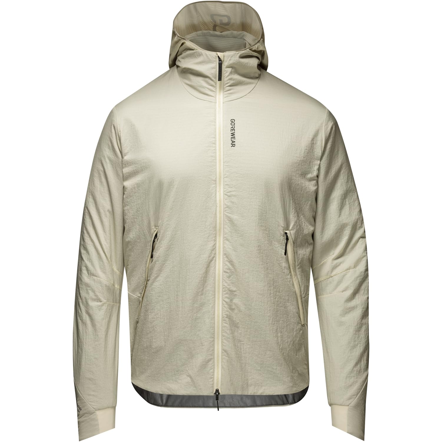 Gore Wear Beige Concurve Windstopperâ® Veste Avec Isolation Thermique Ã Capuche Man
