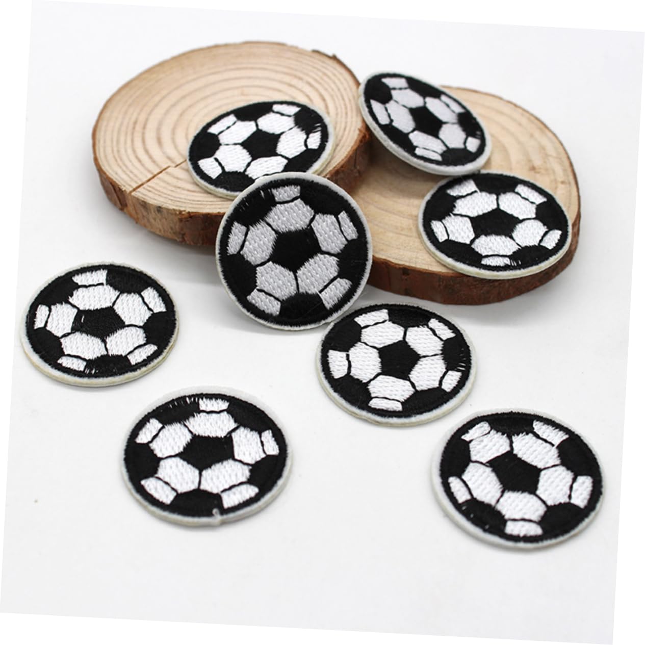 Parches Bordados de Fútbol para Ropa 10 Piezas, Coser y Planchar
