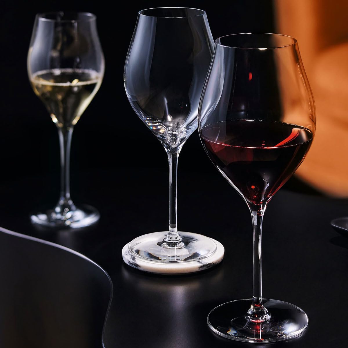 Chef & Sommelier Copas de Vino Exaltation 55 cl Juego de 6 | Vidrio transparente resistente, copas de cristal con pie, apto para lavavajillas, fabricado en Francia