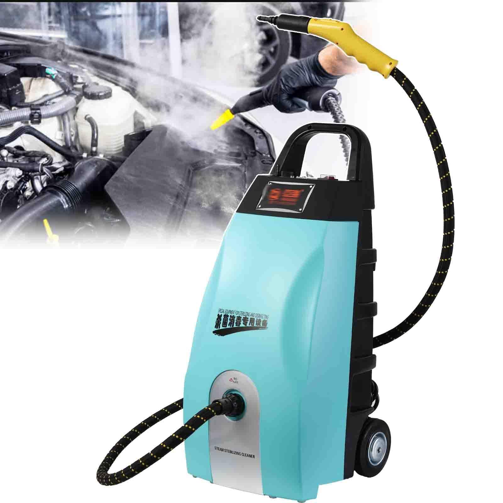 Ptatritious Blue High Pressure Steam Cleaner, 3000W Continuous Steam Washer, Hand Held Portable Steam Pressure Washer, For Home, Car, Range Hood, Air Conditioner, With 3.5 L Water Tank